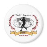 World's Greatest Boxer Boxing Gear Refrigerator Magnet