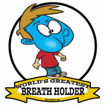 WORLDS GREATEST BREATH HOLDER CARTOON PHOTO CUTOUTS