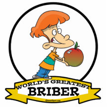 WORLDS GREATEST BRIBER CARTOON CUT OUTS