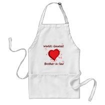 World's Greatest brother-in-law Aprons