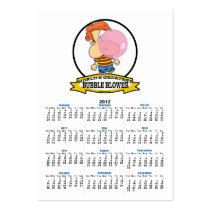 WORLDS GREATEST BUBBLE BLOWER KIDS CARTOON BUSINESS CARD TEMPLATE