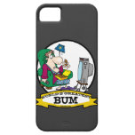 WORLDS GREATEST BUM MEN CARTOON iPhone 5 COVERS