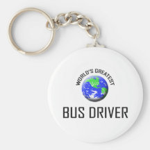 World's Greatest Bus Driver Keychains