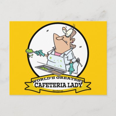 cartoon cafeteria lady
