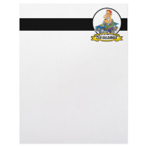 WORLDS GREATEST CAR SALESMAN II CARTOON LETTERHEAD TEMPLATE