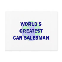 World's Greatest Car Salesman Post Cards