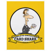 WORLDS GREATEST CARD SHARK MEN CARTOON FLYERS