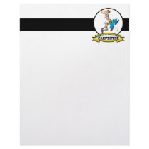 WORLDS GREATEST CARPENTER II MEN CARTOON LETTERHEAD