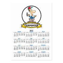 WORLDS GREATEST CARPENTER MEN CARTOON BUSINESS CARD TEMPLATES