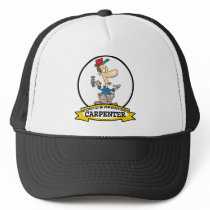 WORLDS GREATEST CARPENTER MEN CARTOON HAT