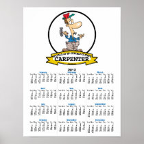 WORLDS GREATEST CARPENTER MEN CARTOON POSTERS