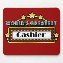 World's Greatest Cashier Mouse Pad