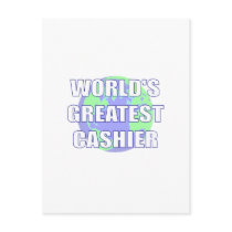 World's Greatest Cashier Post Card