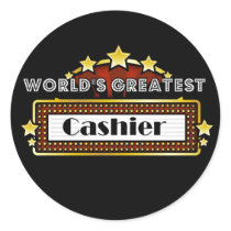 World's Greatest Cashier Stickers