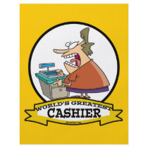 WORLDS GREATEST CASHIER WOMEN CARTOON FLYER