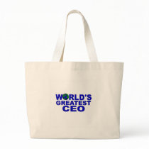 World's Greatest CEO Tote Bag