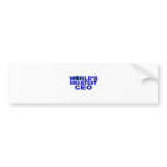 World's Greatest CEO Bumper Stickers
