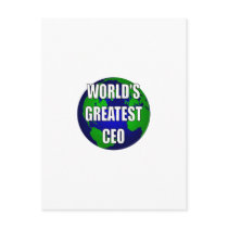 World's Greatest CEO Post Card