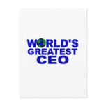 World's Greatest CEO Postcard