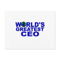 World's Greatest CEO Post Cards