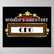 World's Greatest CEO Print