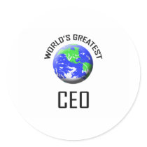 World's Greatest Ceo Sticker