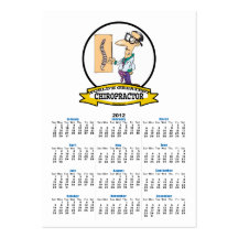 WORLDS GREATEST CHIROPRACTOR MEN CARTOON BUSINESS CARD TEMPLATE