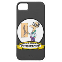 WORLDS GREATEST CHIROPRACTOR MEN CARTOON iPhone 5 COVER