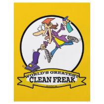 WORLDS GREATEST CLEAN FREAK WOMEN CARTOON FULL COLOUR FLYER