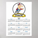 WORLDS GREATEST COACH MEN CARTOON POSTERS