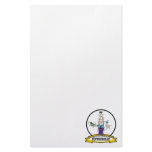 WORLDS GREATEST COFFEEHOLIC CARTOON STATIONERY PAPER