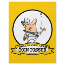 WORLDS GREATEST COIN TOSSER CARTOON PERSONALIZED FLYER
