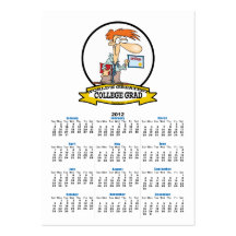 WORLDS GREATEST COLLEGE GRAD MEN CARTOON BUSINESS CARD TEMPLATES