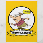 WORLDS GREATEST COMPLAINER MEN CARTOON FLYER