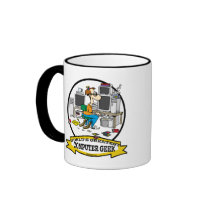 WORLDS GREATEST COMPUTER GEEK MEN CARTOON COFFEE MUG