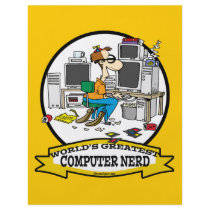 WORLDS GREATEST COMPUTER NERD MEN CARTOON FLYERS