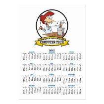 WORLDS GREATEST COMPUTER TECH WOMEN CARTOON BUSINESS CARDS