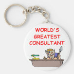world's greatest consultant keychains