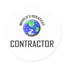 World's Greatest Contractor Stickers