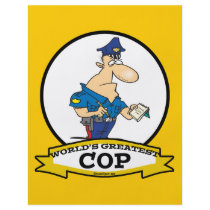 WORLDS GREATEST COP MEN CARTOON FLYERS