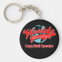 World's Greatest Copy Mail Operator Key Chains