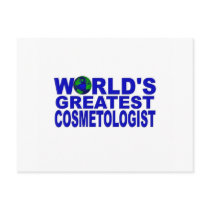 World's Greatest Cosmetologist Post Card