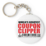 World's Greatest Coupon Clipper Key Chains