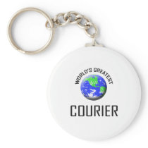 World's Greatest Courier Key Chains