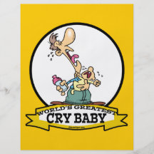 WORLDS GREATEST CRY BABY CARTOON FULL COLOUR FLYER