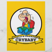 WORLDS GREATEST CRYBABY CARTOON FULL COLOUR FLYER
