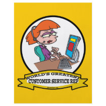 WORLDS GREATEST CUSTOMER SERVICE REP CARTOON FULL COLOR FLYER
