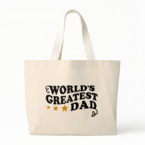 World's Greatest Dad Canvas Bag
