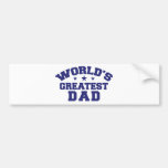 World's Greatest Dad Bumper Sticker