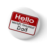 World's Greatest Dad Pin